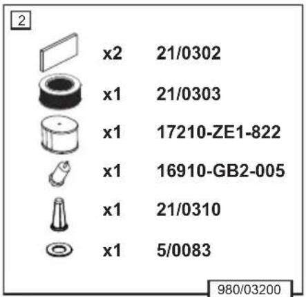 Lescha BELLE RTX 66 - Filtration Kits, Kits de Filtration, Kits de Filtración, Kits de Filtragem - 2