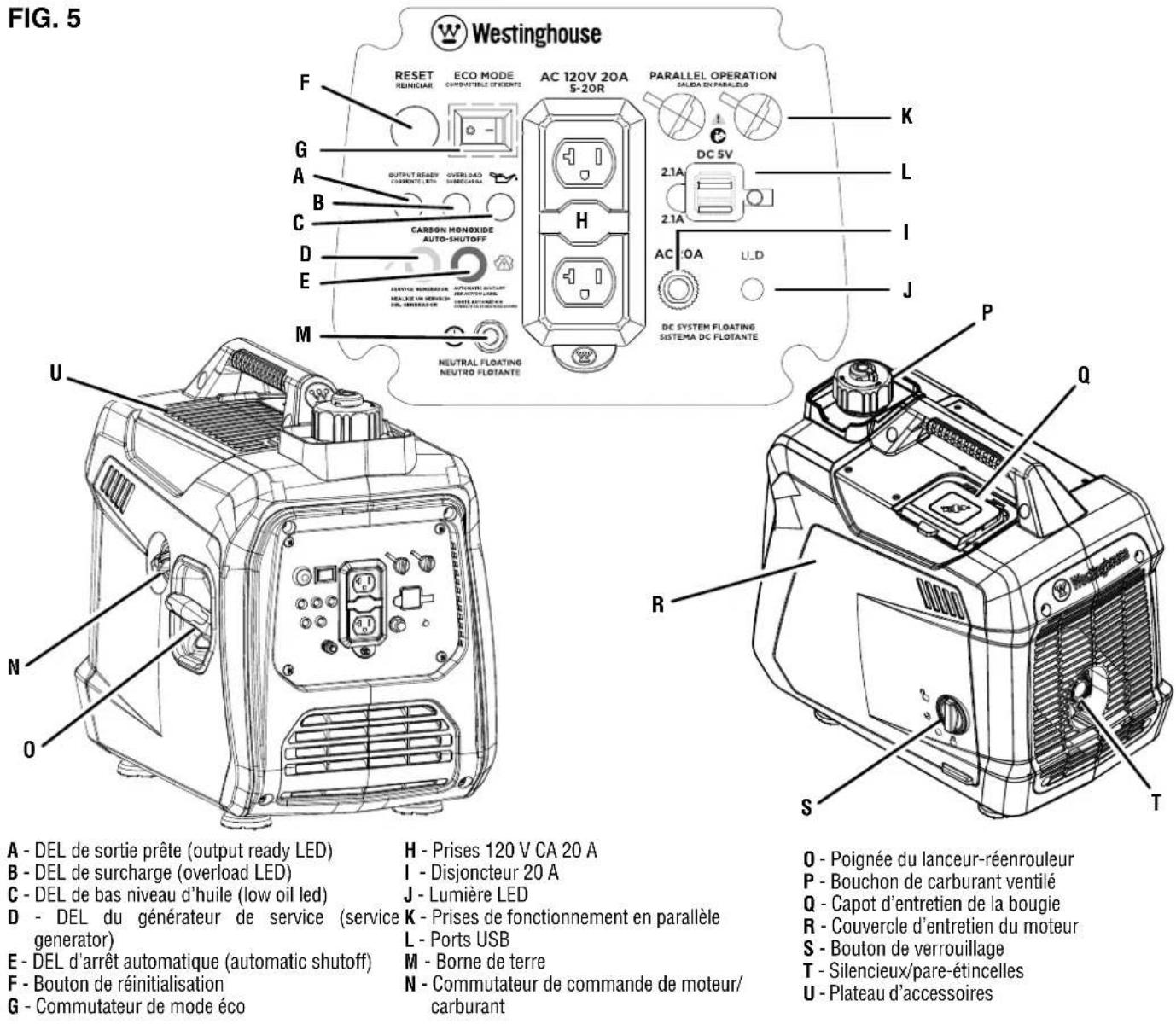WESTINGHOUSE iGen1500c - DIMENSIONNEMENT DE LA RALLONGE - 1