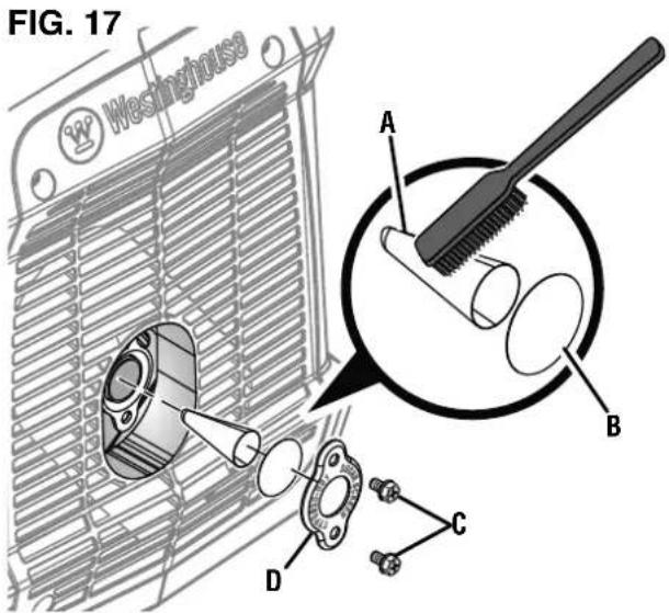 WESTINGHOUSE iGen1500c - LIMPIEZA DEL PARACHISPAS - 2