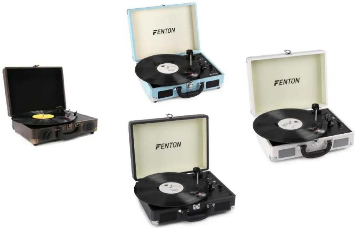 Fenton RP115D - RP115 Series Record Player Briefcase - 1