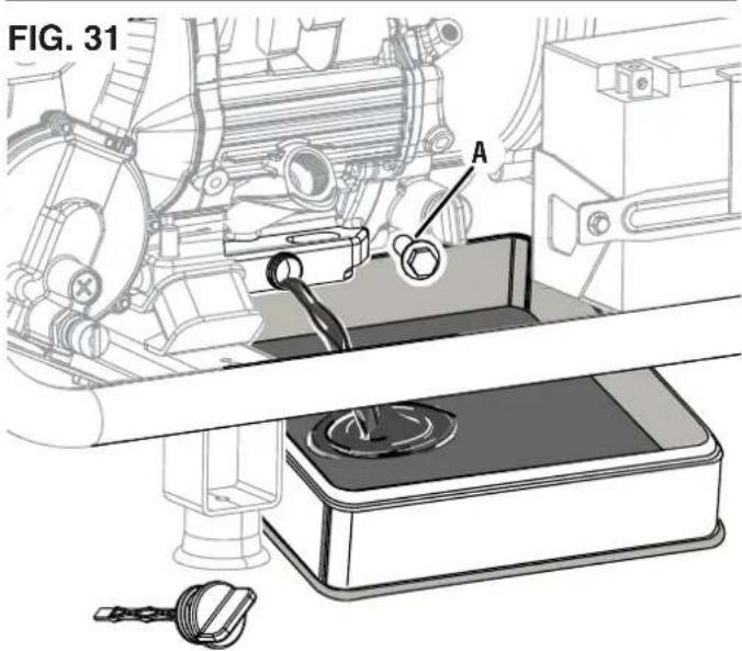 WESTINGHOUSE WGen10500TFc - Pour changer l'huile moteur : - 2