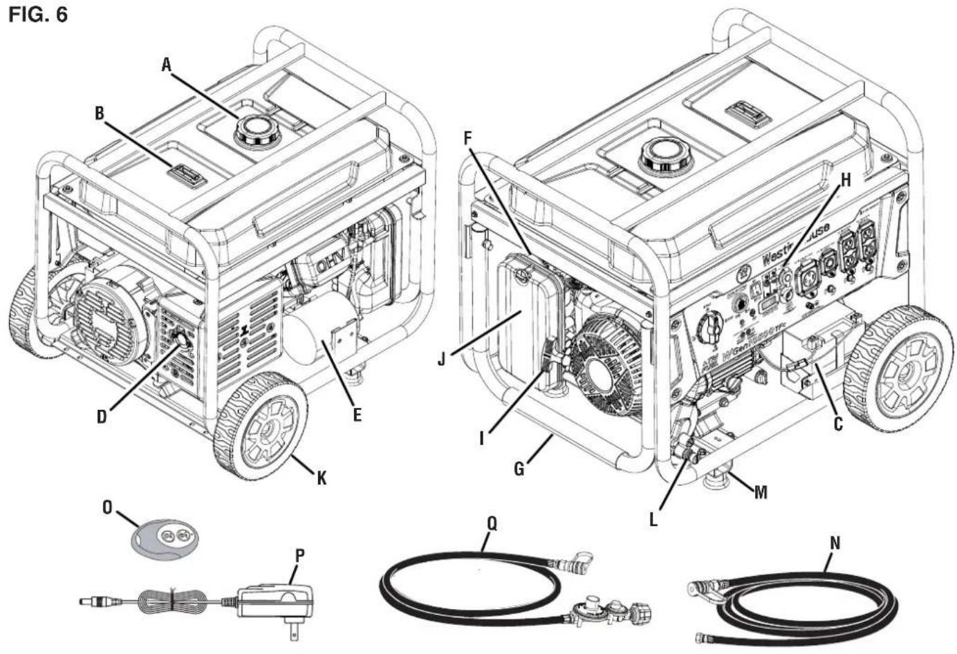 WESTINGHOUSE WGen10500TFc - (20 AMPERIOS Y 30 AMPERIOS) - 1
