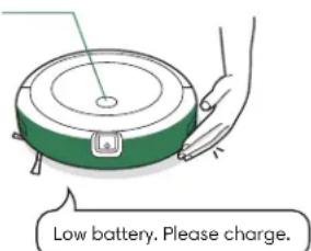Low battery. Please charge.