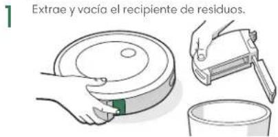 IROBOT Roomba j6+ - recipiente de residuos lleno - 1