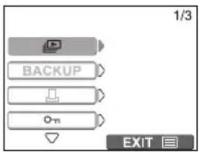 1/3 BACKUP On EXIT