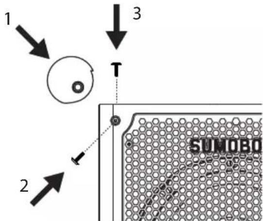 SHARP SumoBox CPLSBP1 - Защита углов и решетка - 1