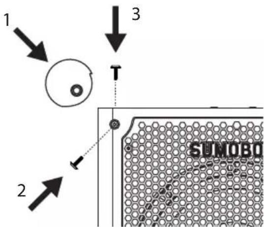 SHARP SumoBox CPLSBP1 - Protezione spigoli e griglia - 1