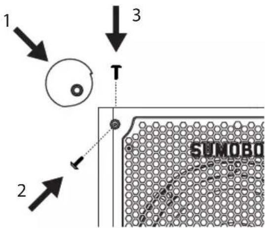 SHARP SumoBox CPLSBP1 - Corner protectors and grille - 1