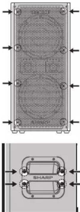 SHARP SumoBox CPLSBP1 - NOTE: - 1