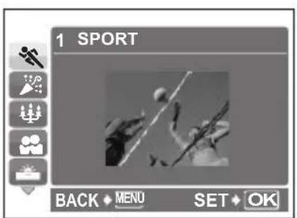 OLYMPUS FE220 - SCENE Modes - 1