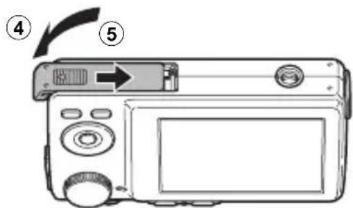 OLYMPUS FE220 - b. Introduza a bateria na câmara. - 2