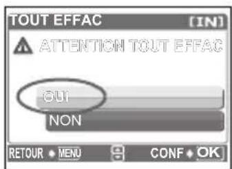 OLYMPUS FE220 - Effacement de toutes les photos - 1