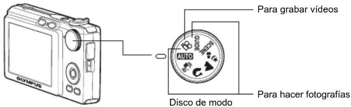 OLYMPUS FE220 - a. Sitúe el disco de modo en AUTO - 1