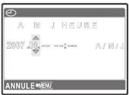 OLYMPUS FE220 - A propos de l'écran de réglage de la date et de l'heure - 4