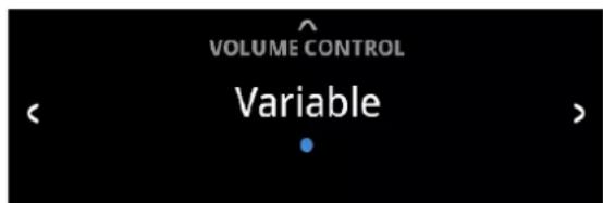 NAD C 389 - COMMENT NAVIGUER DANS LE RÉGLAGE DE NIVEAU DE COMMANDE DE VOLUME - 1