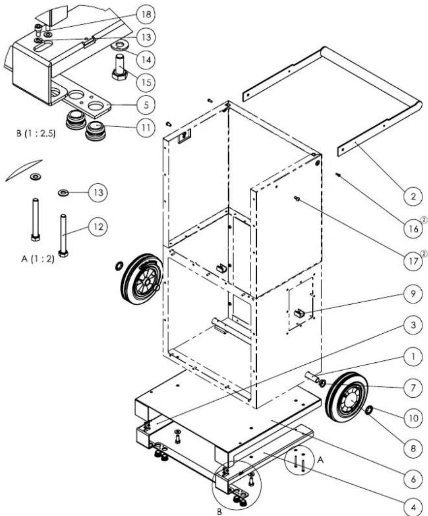 TROTEC TAC XT 18 - Nomenclature et liste des pièces de rechange TAC XT - 7
