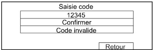 TROTEC TAC XT 18 - Saisie du mot de passe - 2