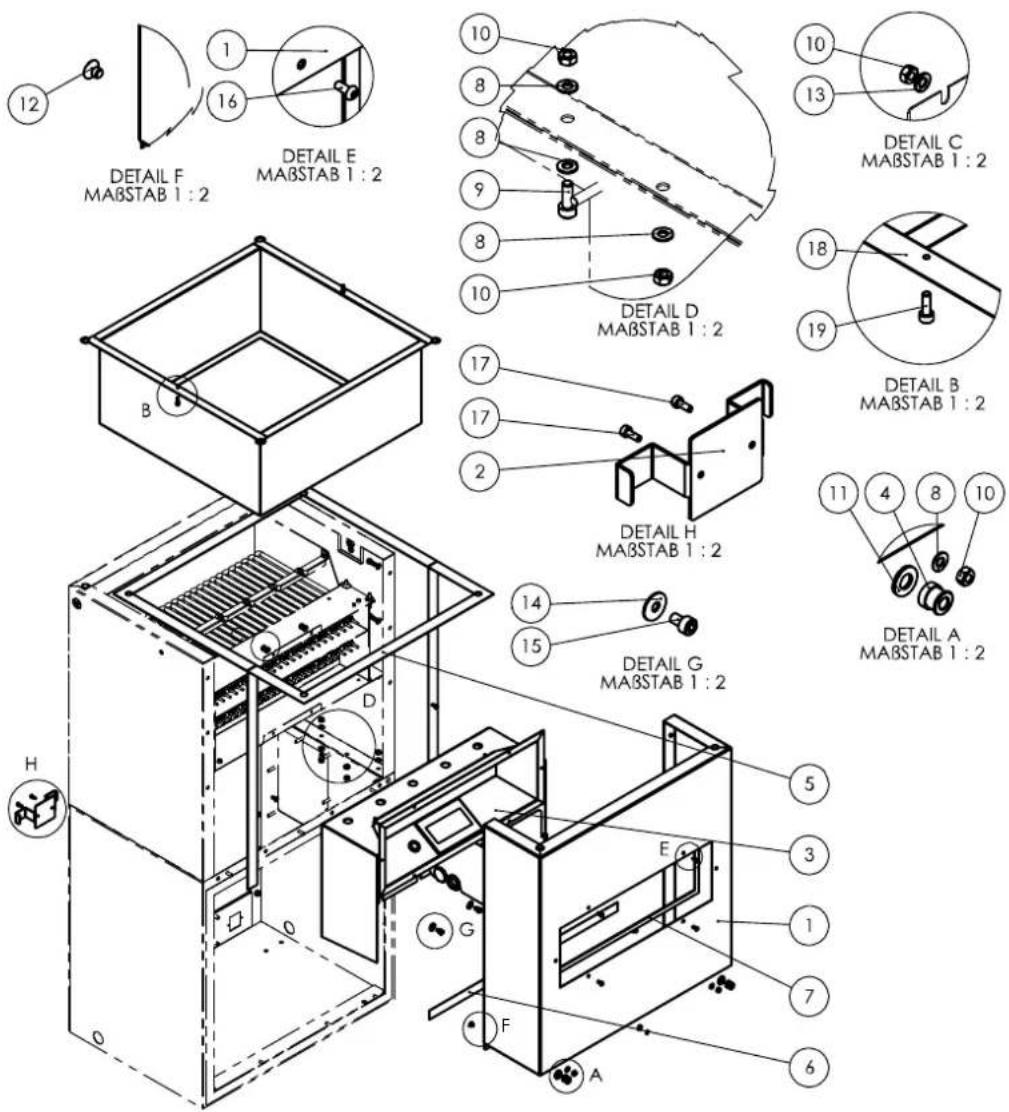 TROTEC TAC XT 18 - Nomenclature et liste des pièces de rechange TAC XT - 12