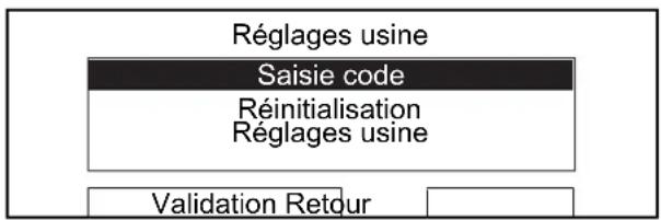 TROTEC TAC XT 18 - Saisie du mot de passe - 1