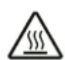 TROTEC TAC XT 18 - Avertissement de surface chaude - 1