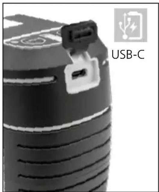 Laserliner PocketCrossLaser 2G - Händtering af genopladeligt lithium-ion-batteri - 1