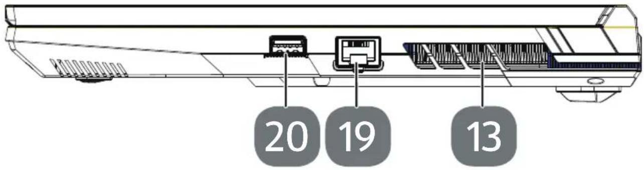 MEDION ERAZER Deputy P40 - Côté droit - 1