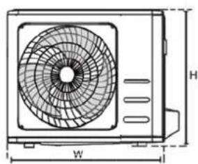 QLIMA S6053 - DIMENSIONI MONTAGGIO UNITÀ - 2