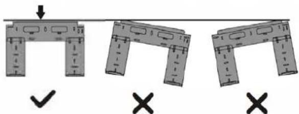 QLIMA S6035 - DIMENSIONS DE LA PLAQUE DE FIXATION - 1