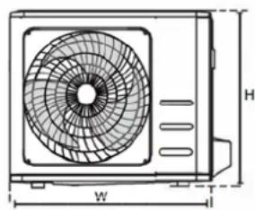 QLIMA S6035 - DIMENSIONS DE MONTAGE DE L'UNITÉ - 2