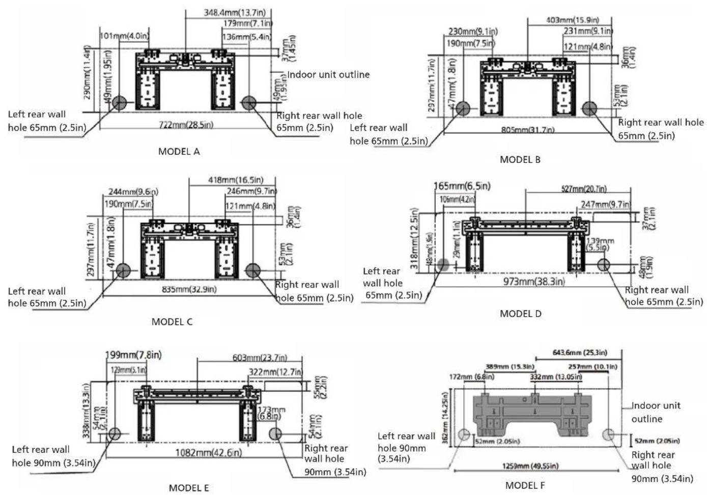 QLIMA S6026 - MOUNTING PLATE DIMENSIONS - 2
