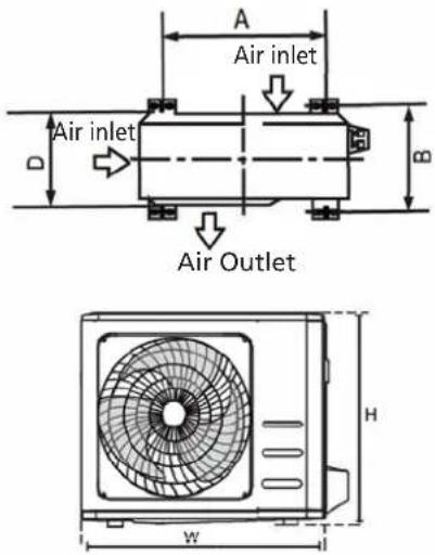 QLIMA S6026 - UNIT MOUNTING DIMENSIONS - 1