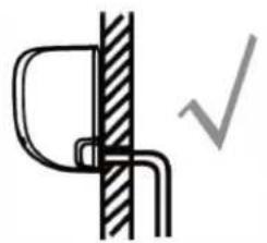 QLIMA S6026 - OPMERKING OVER DE PLAATSING VAN DE AFVOERSLANG - 1