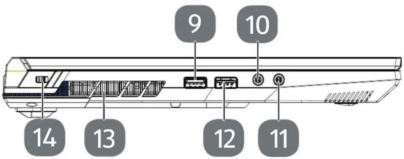 MEDION ERAZER Crawler E40 - Côté gauche - 1