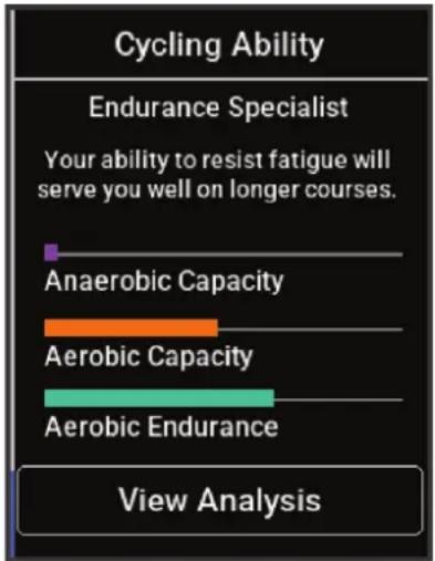 GARMIN Edge 540 - Affichage du niveau en cyclisme - 1