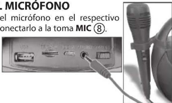 BONTEMPI iSound 48 5900 - USO DEL MICRÓFONO - 1
