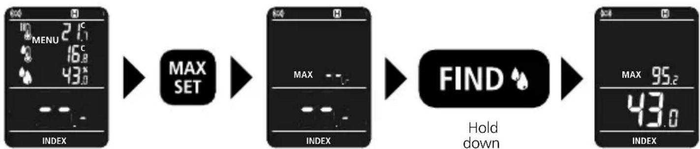 Laserliner MultiWetFinder Plus - MAX function - 1