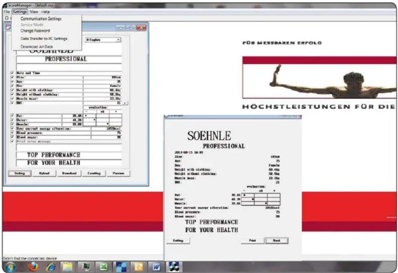 SOEHNLE Balance 7850 - Analytical Data - 1