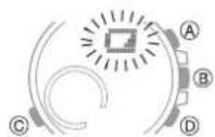 CASIO Edifice BCE20 - Cadrans et indicateurs d'affichage - 2
