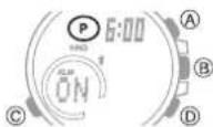 CASIO Edifice BCE20 - Configuration des réglages de l'alarme - 3