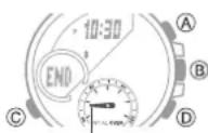 CASIO Edifice BCE20 - Affichage d'un rendez-vous - 2