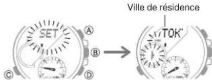 CASIO Edifice BCE20 - Réglage de la durée de l'éclairage - 1