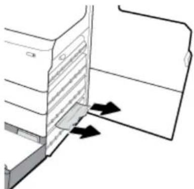 HP PageWide Managed MFP P77740 - 文書フィーダの紙詰まりを解決する - 19