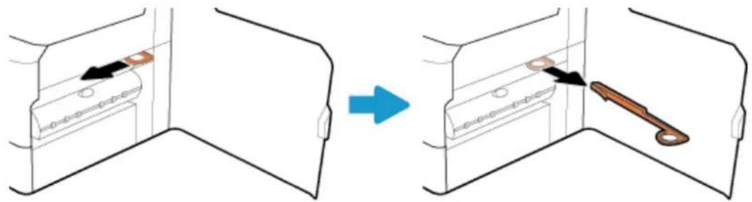 HP PageWide Managed MFP P77740 - 左の両面印刷ユニット再装着または交換する - 10