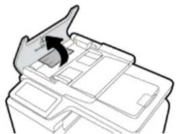 HP PageWide Managed MFP P77740 - 文書フィーダの紙詰まりを解決する - 1
