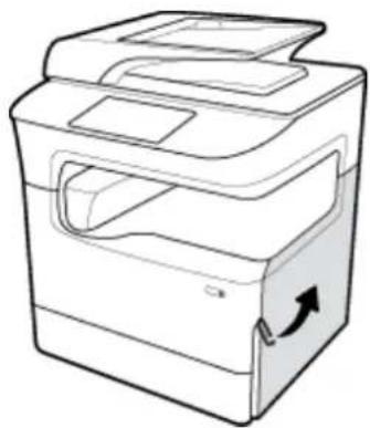 HP PageWide Managed MFP P77740 - 文書フィーダの紙詰まりを解決する - 55