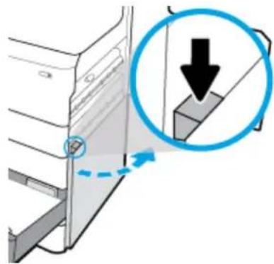 HP PageWide Managed MFP P77740 - 文書フィーダの紙詰まりを解決する - 23