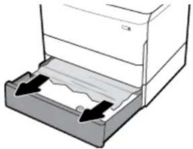 HP PageWide Managed MFP P77740 - 文書フィーダの紙詰まりを解決する - 17