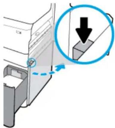 HP PageWide Managed MFP P77740 - 文書フィーダの紙詰まりを解決する - 42