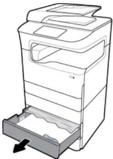 HP PageWide Managed MFP P77740 - 文書フィーダの紙詰まりを解決する - 20