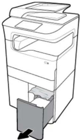 HP PageWide Managed MFP P77740 - 文書フィーダの紙詰まりを解決する - 39